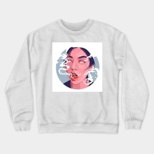 sweet smoke sweet girl Crewneck Sweatshirt